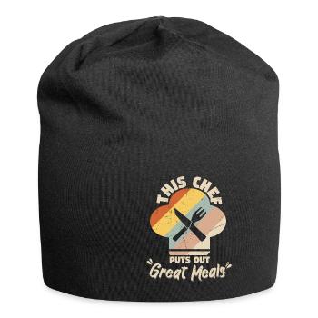 This Chef Puts Out Great Meals - Jersey Beanie - black - Front