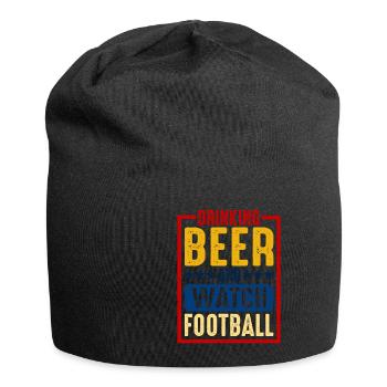 Drinking Beer And Watch Football 3 - Jersey-Beanie - Schwarz - Vorne
