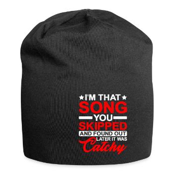 I'm That Song You Skipped - Jersey-Beanie - Schwarz - Vorne