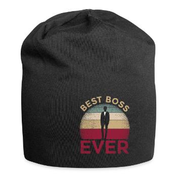 Best Boss Ever Work Business Work Colleagues - Jersey Beanie - black - Front