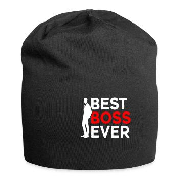 Best Boss Ever Work Business Work Colleagues - Jersey Beanie - black - Front