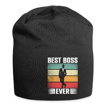 Best Boss Ever Work Business Work Colleagues - Jersey Beanie - black - Front