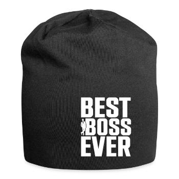 Best Boss Ever Work Business Work Colleagues - Jersey Beanie - black - Front