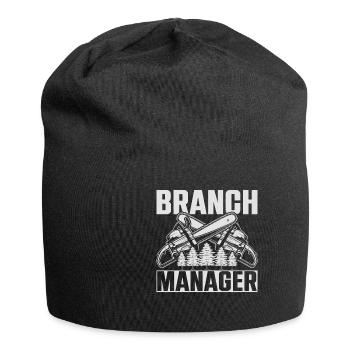 Branch Manager Zweige Äste Förster Forstwirt - Jersey-Beanie - Schwarz - Vorne