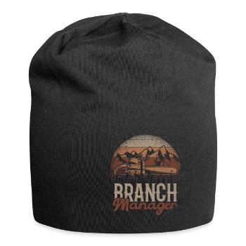 Branch Manager Zweige Äste Förster Forstwirt - Jersey-Beanie - Schwarz - Vorne