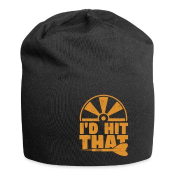 Id Hit That Darts - Jersey Beanie - black - Front