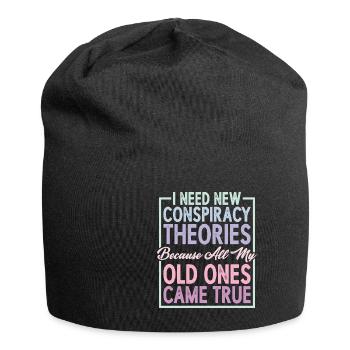 I Need New Conspiracy Theories 6 - Jersey Beanie - black - Front