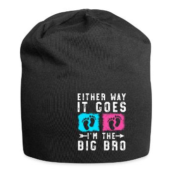 Quoi qu’il en soit, ça se passe dans la naissance du grand frère - Bonnet en jersey - noir - Devant