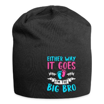 Either Way It Goes at The Big Bro Birth - Jersey Beanie - black - Front