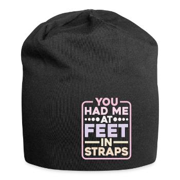 Tu m’avais aux pieds dans les sangles 9 - Bonnet en jersey - noir - Devant