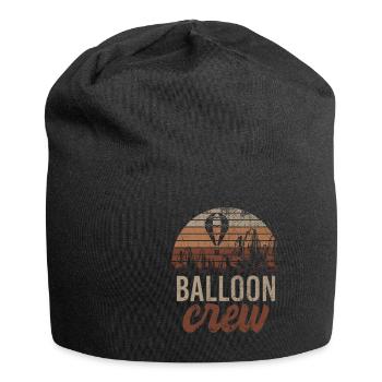 Balloon Crew Heißluftballon Fliegen Schwerelos - Jersey-Beanie - Schwarz - Vorne