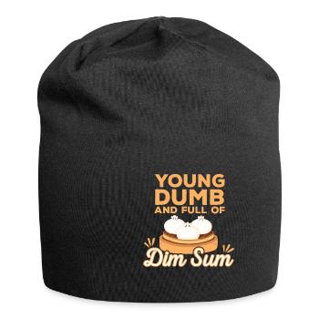 Young Dumb And Full Of Dim Sum - Jersey Beanie - black - Front