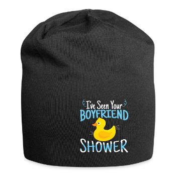 Ive Seen Your Boyfriend Shower - Jersey Beanie - black - Front