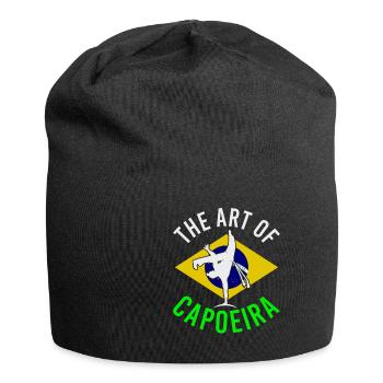 The Art Of Capoeira Tanzstil Kampfkunst Kampfsport - Jersey-Beanie - Schwarz - Vorne