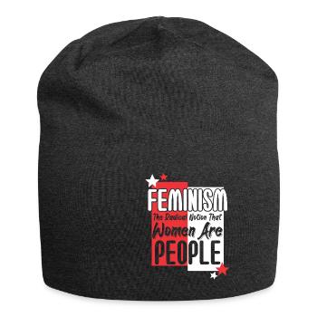 Feminism The Radical Notion - Jersey Beanie - charcoal grey - Front
