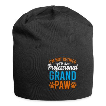 Je ne suis pas à la retraite chez un professionnel Grand Paw Dogs - Bonnet en jersey - noir - Devant