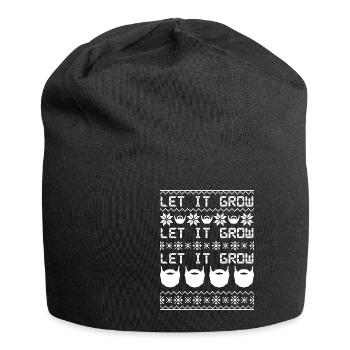 Let it grow Bart Christmas Music - Jersey Beanie - black - Front