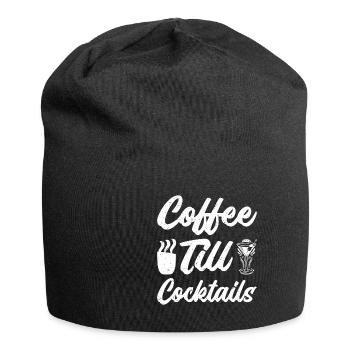 Coffee till Cocktails 9 - Jersey-Beanie - Schwarz - Vorne