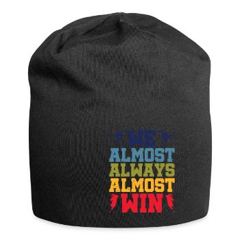 We Almost Always Almost Win 8 - Jersey Beanie - black - Front