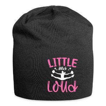 Little and Loud Cheerleading Gymnastic Sport - Jersey-Beanie - Schwarz - Vorne
