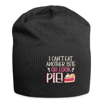 Je ne peux pas manger une autre bouchée Oh Look Pie Cake Cake - Bonnet en jersey - noir - Devant