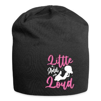 Little and Loud Cheerleading Gymnastic Sport - Jersey-Beanie - Schwarz - Vorne