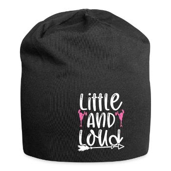 Little and Loud Cheerleading Gymnastic Sport - Jersey-Beanie - Schwarz - Vorne