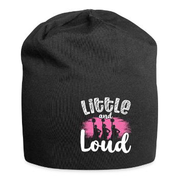 Little and Loud Cheerleading Gymnastic Sport - Jersey-Beanie - Schwarz - Vorne