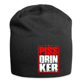 Piss Drinker 32 - Jersey Beanie - black - Front