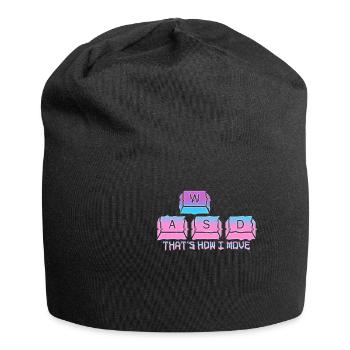 C’est ainsi que je déplace les touches de l’ordinateur du clavier en disant - Bonnet en jersey - noir - Devant