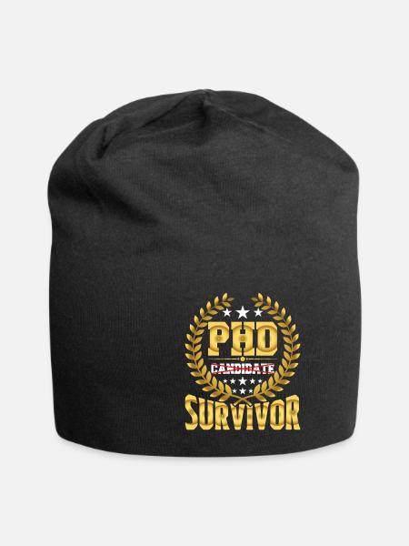 Phd Candidate Survivor 8 - Jersey Beanie - black