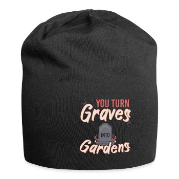 You Gurn Graves Into Gardens - Jersey Beanie - black - Front