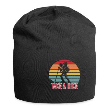 Take A Hike Vintage - Jersey Beanie - black - Front