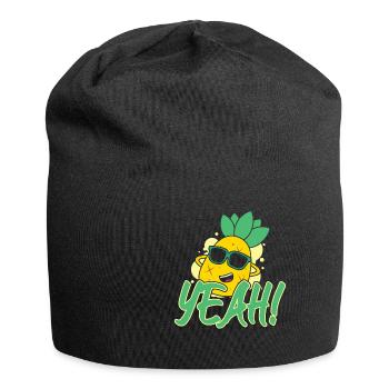 Yeah Relaxed Chill Pineapple - Jersey Beanie - black - Front