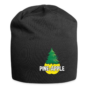 Pine Apple Pineapple Tree Pun - Jersey Beanie - black - Front