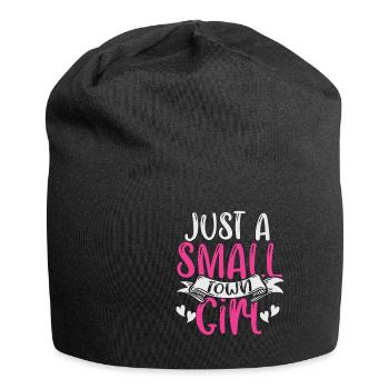 Just A Small Town Girl Village Little City Life - Jersey Beanie - black - Front