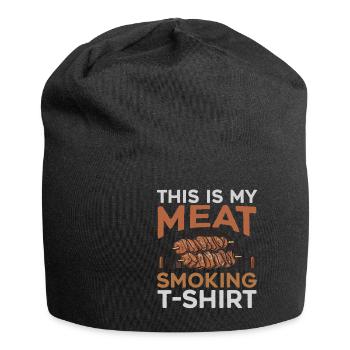 This Is My Meat Smoking Barbecue - Jersey Beanie - black - Front