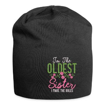 In The Oldest Sister I Make The Rules siblings - Jersey Beanie - black - Front