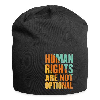 Human Rights Are Not Optional 10 - Jersey Beanie - black - Front