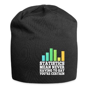 Statistics - Never Having To Say You're Certain 6 - Jersey Beanie - black - Front