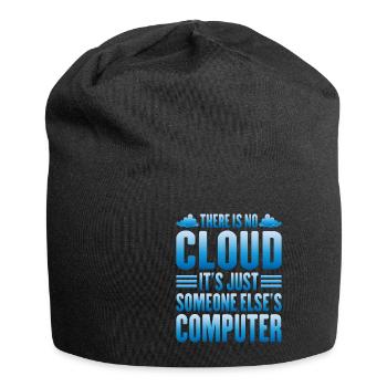There Is No Cloud, It's Just Someone's Computer 13 - Jersey-Beanie - Schwarz - Vorne