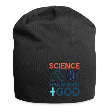 Science, The Study Of The Handiwork Of God 3 - Jersey Beanie - black - Front