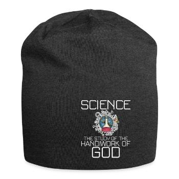 Science, The Study Of The Handiwork Of God 4 - Jersey Beanie - charcoal grey - Front