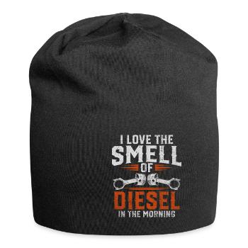 J’adore l’odeur du diesel dans le mécanicien du matin - Bonnet en jersey - noir - Devant