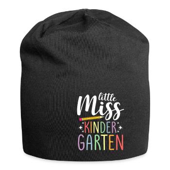 Miss Kindergarten First Day Pre School - Jersey Beanie - black - Front