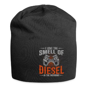 J’adore l’odeur du diesel dans le mécanicien du matin - Bonnet en jersey - noir - Devant