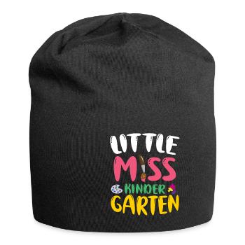 Miss Kindergarten First Day Pre School - Jersey Beanie - black - Front