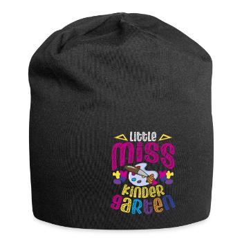 Miss Kindergarten First Day Pre School - Jersey Beanie - black - Front