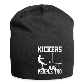 Kickers Are People Too 31 - Jersey Beanie - black - Front