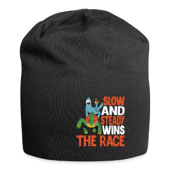 Slow And Steady Wins The Race 5 - Jersey-Beanie - Schwarz - Vorne